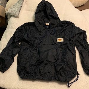Hard Rock Black Raincoat Hoodie in a Pouch